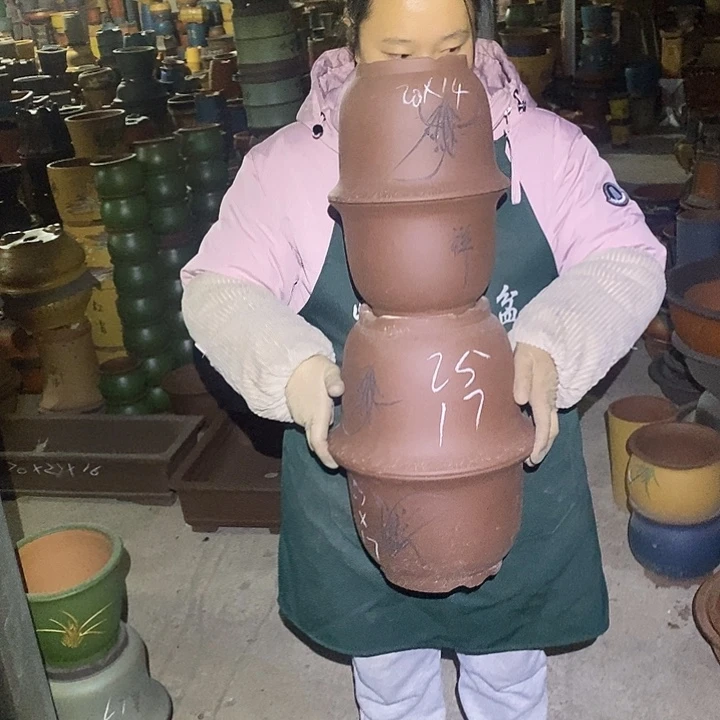 紫砂花盆紫砂花盆盆栽花卉苗木种植