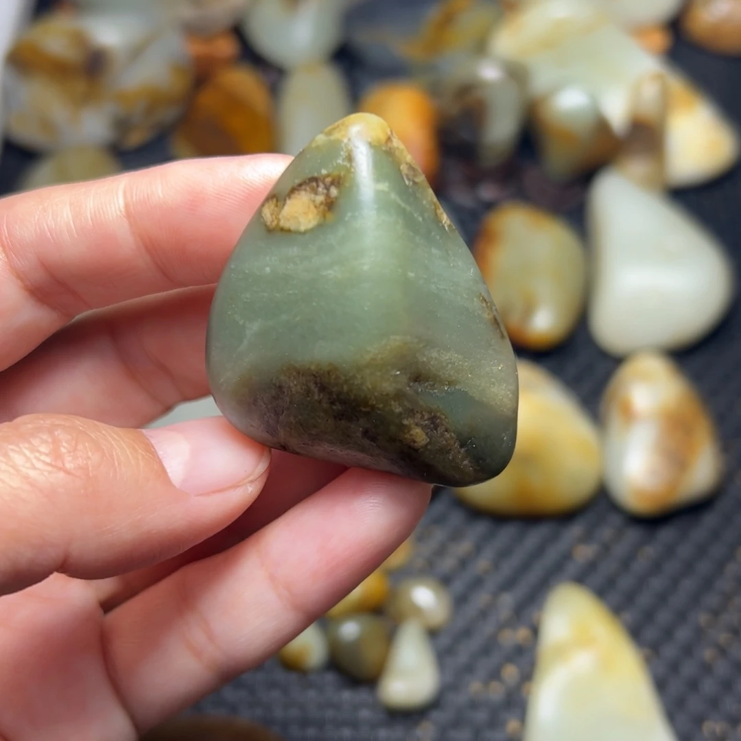 和田玉未镶嵌挂件B70