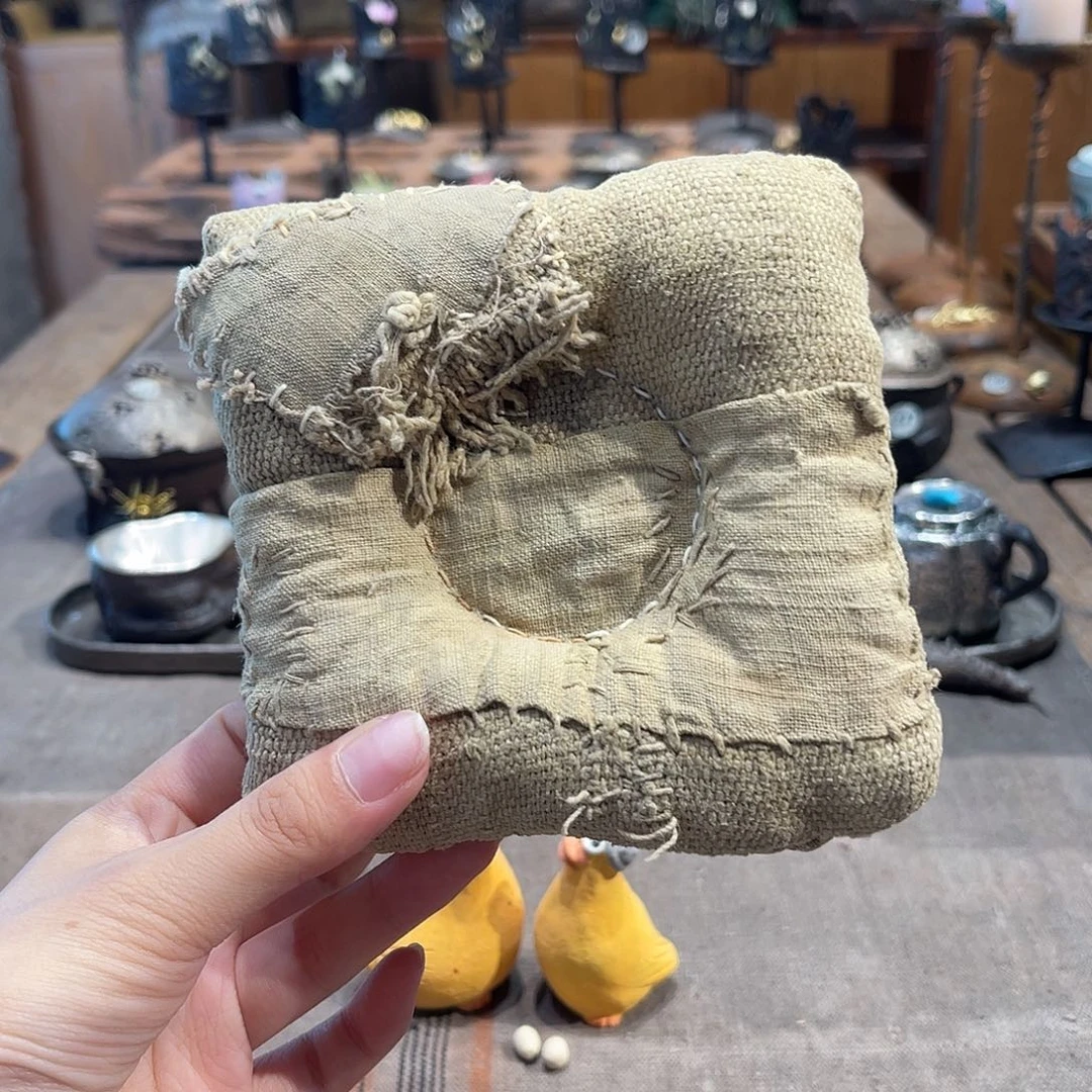 紫砂手工制作 蚕丝茶垫