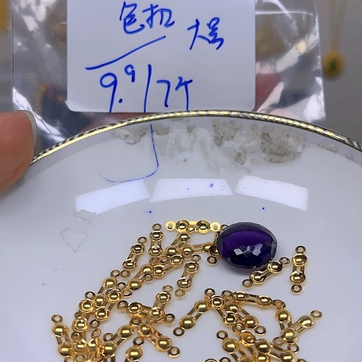 紫晶颈饰银S925镶嵌紫晶925镶嵌142