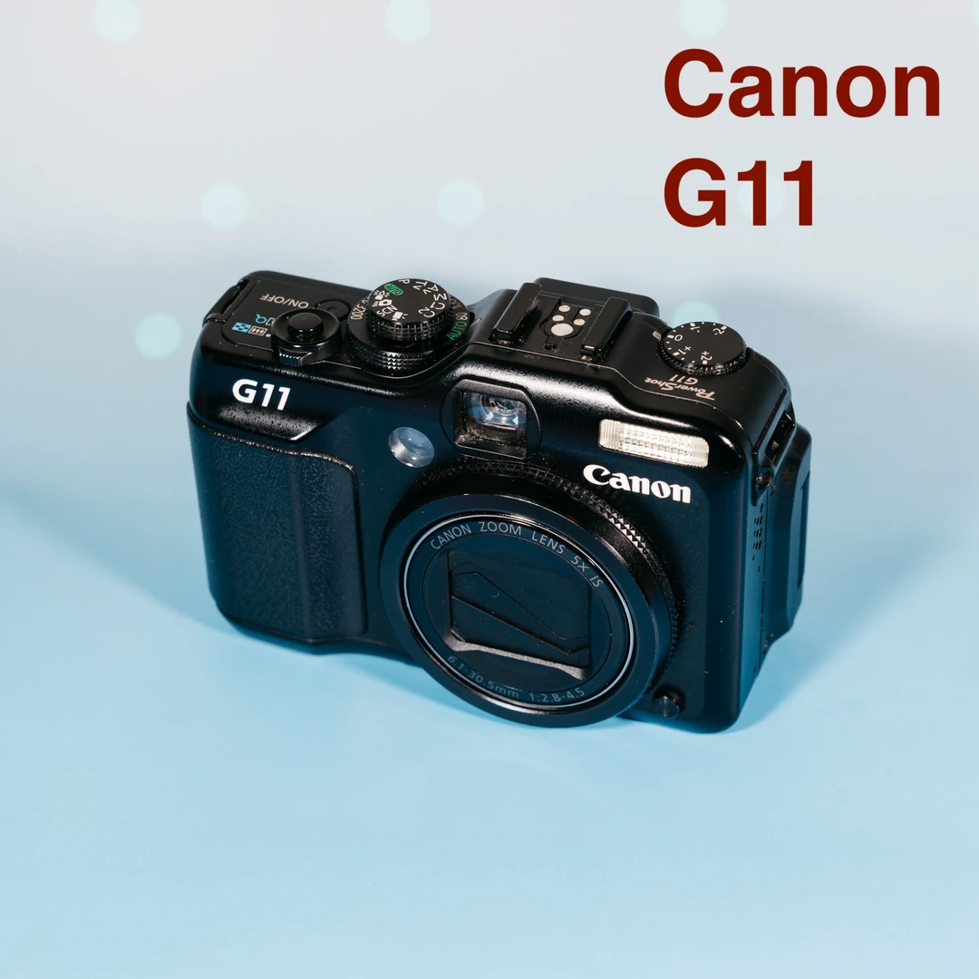 95新 Canon/佳能 G11/1000W像素5X变焦 G12平替出片冷白皮CCD
