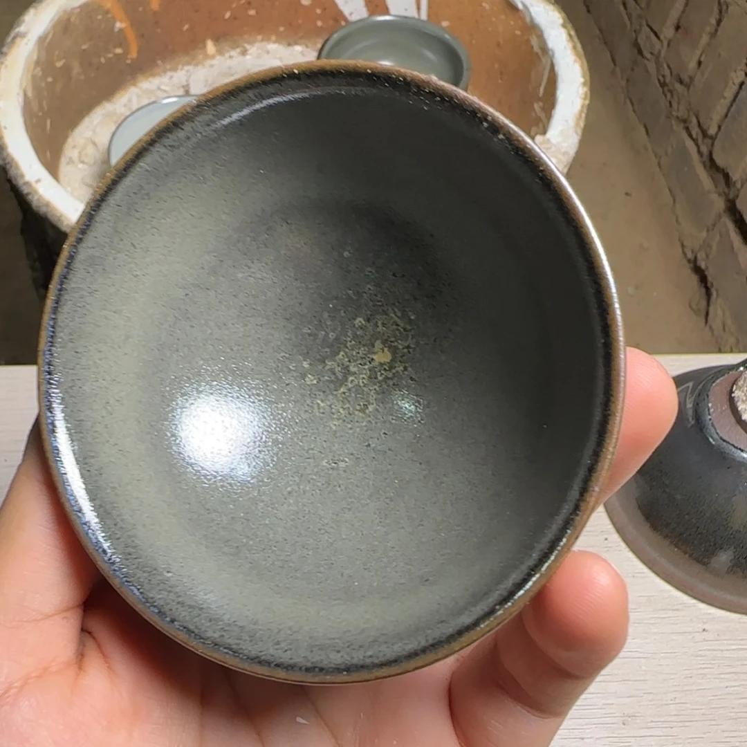 乱***熊茶盏柴烧建盏闪购链接387
