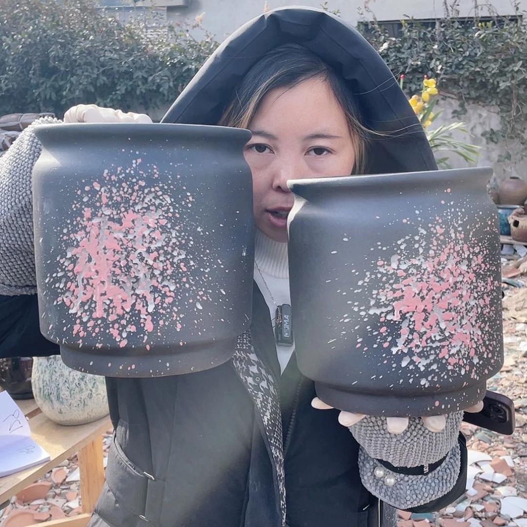 紫砂花盆王嫂花盆 0109-42