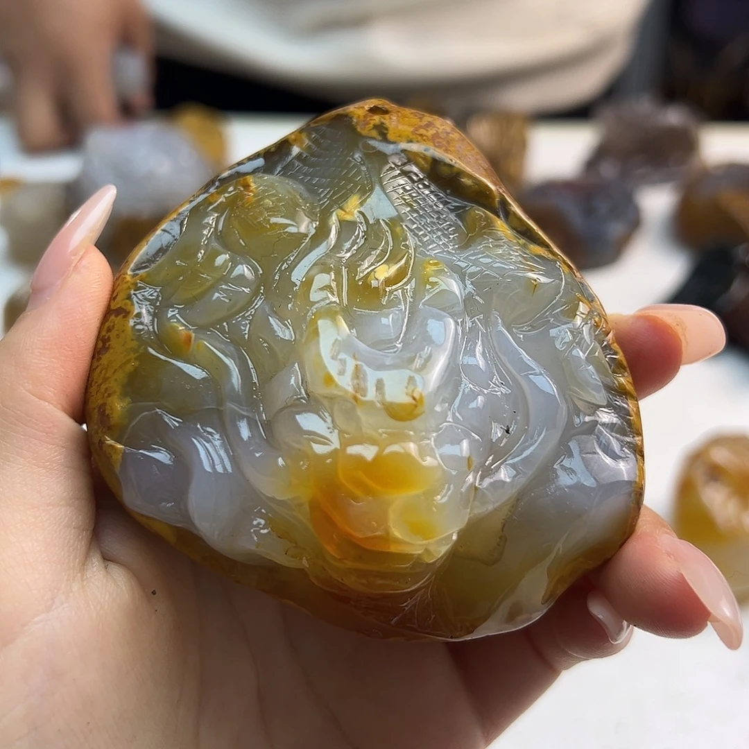 玛瑙/玉髓未镶嵌项链