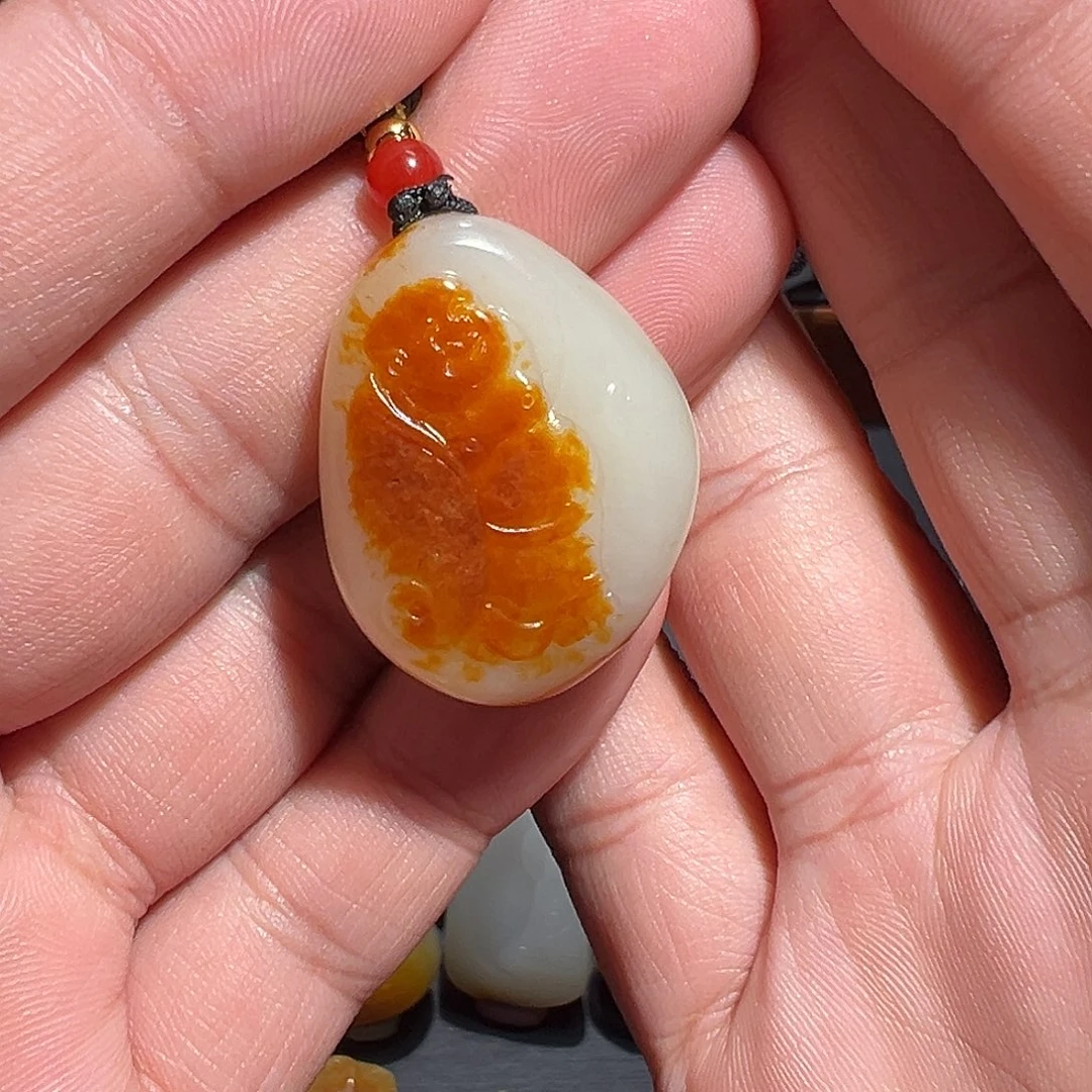 道***禅颈饰未镶嵌和田玉