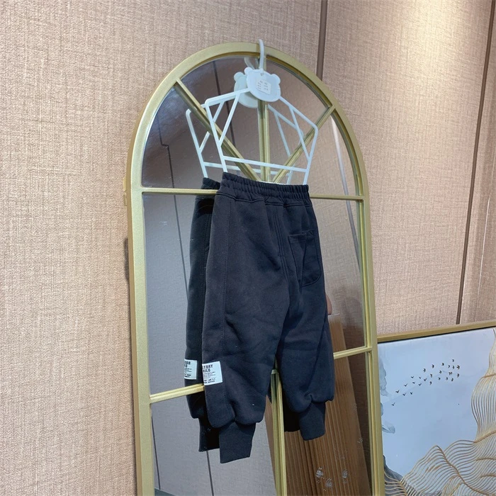 AN085    宝宝黑色厚裤子