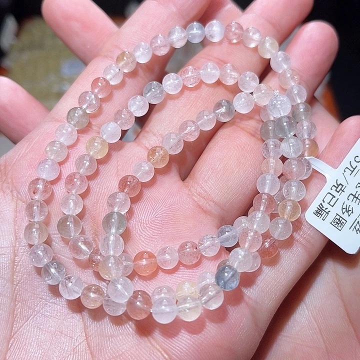 水晶手链未镶嵌173号主图手串  5+