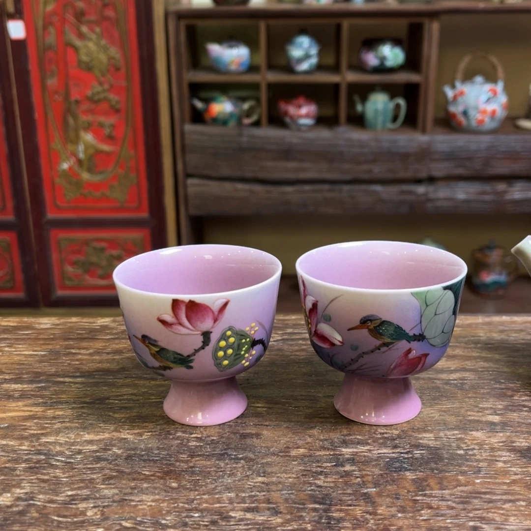 自***鱼景德镇纯手工手绘陶瓷