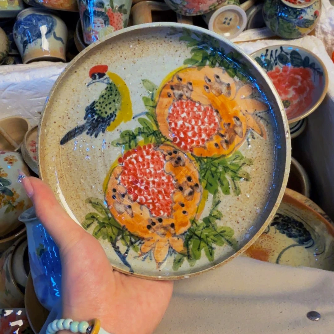 瓷片景德镇陶瓷手工手绘