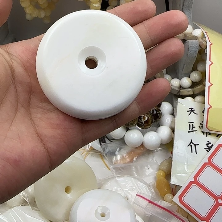 大果紫檀（缅甸花梨）大平安扣手把件