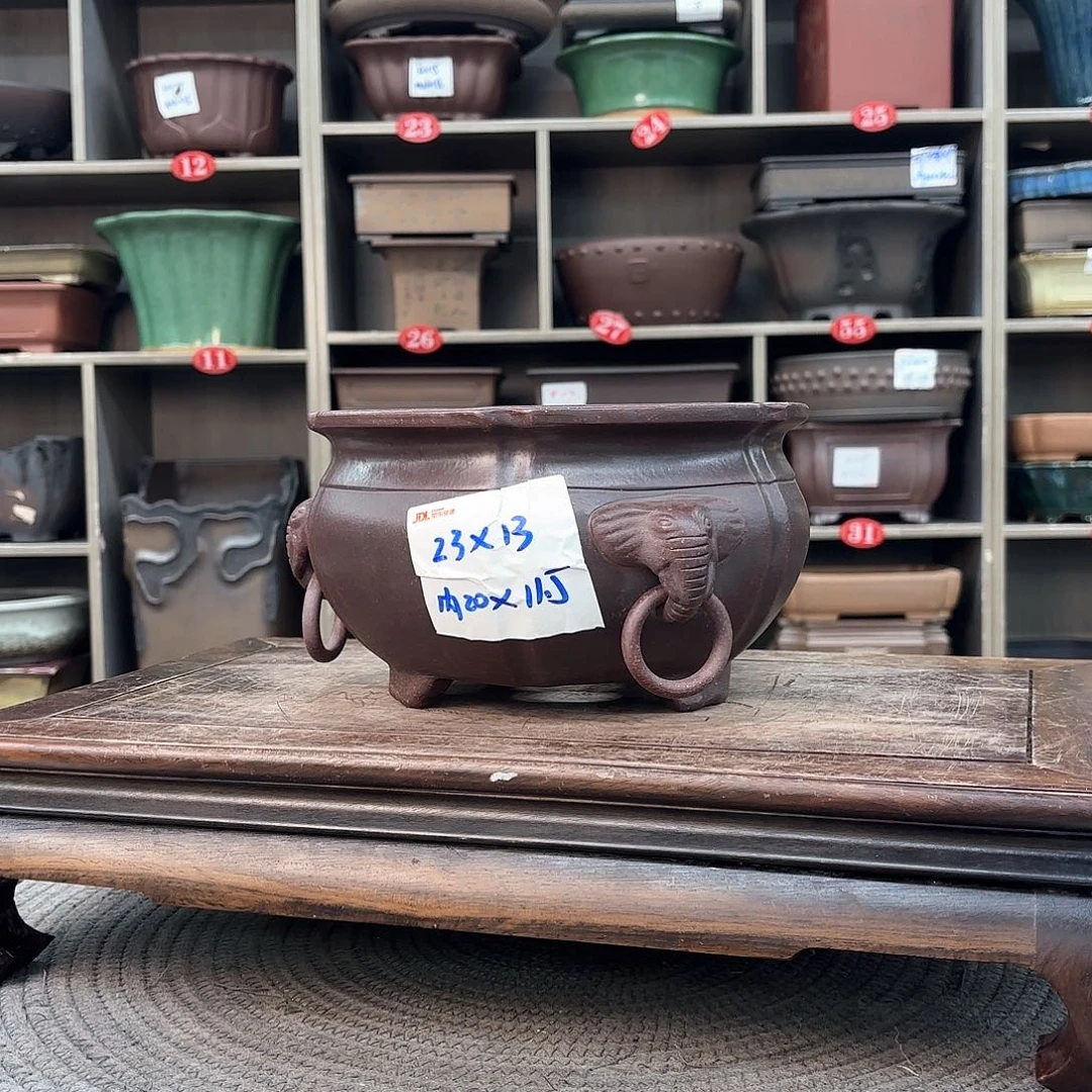 紫砂花盆紫砂的味道很好喝