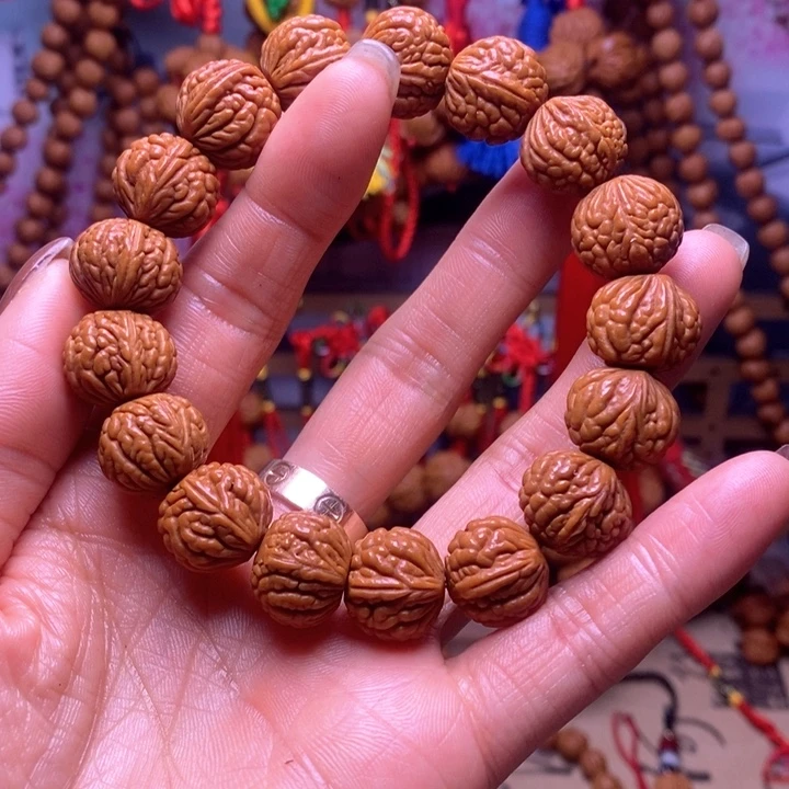 桃核吊坠龙纹桃枭