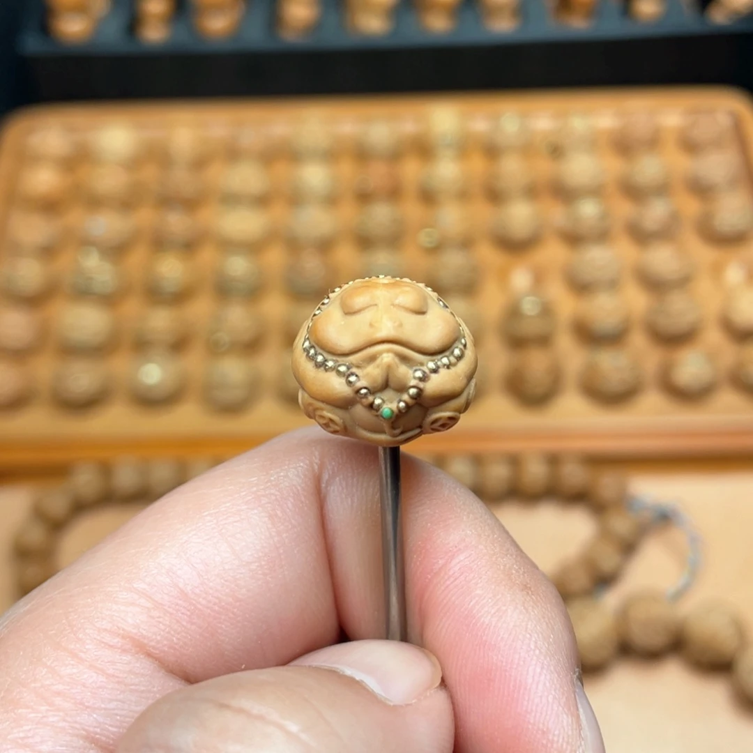 猴头核桃手串?****?猴头核桃金蟾拜佛