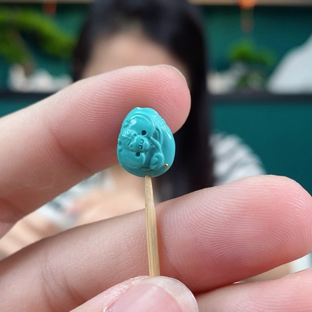 绿松石珠宝奇石未镶嵌