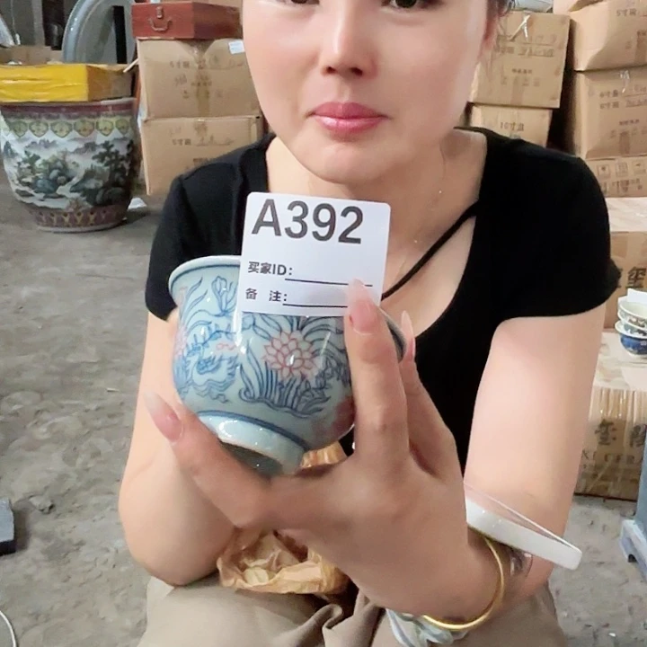 摆件景德镇高温陶瓷A393