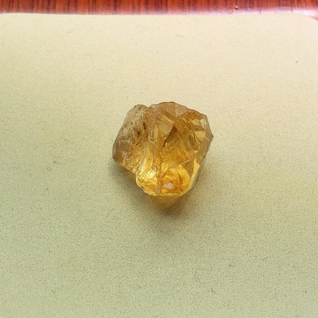颈饰未镶嵌水晶打孔定制不退换黄水原石