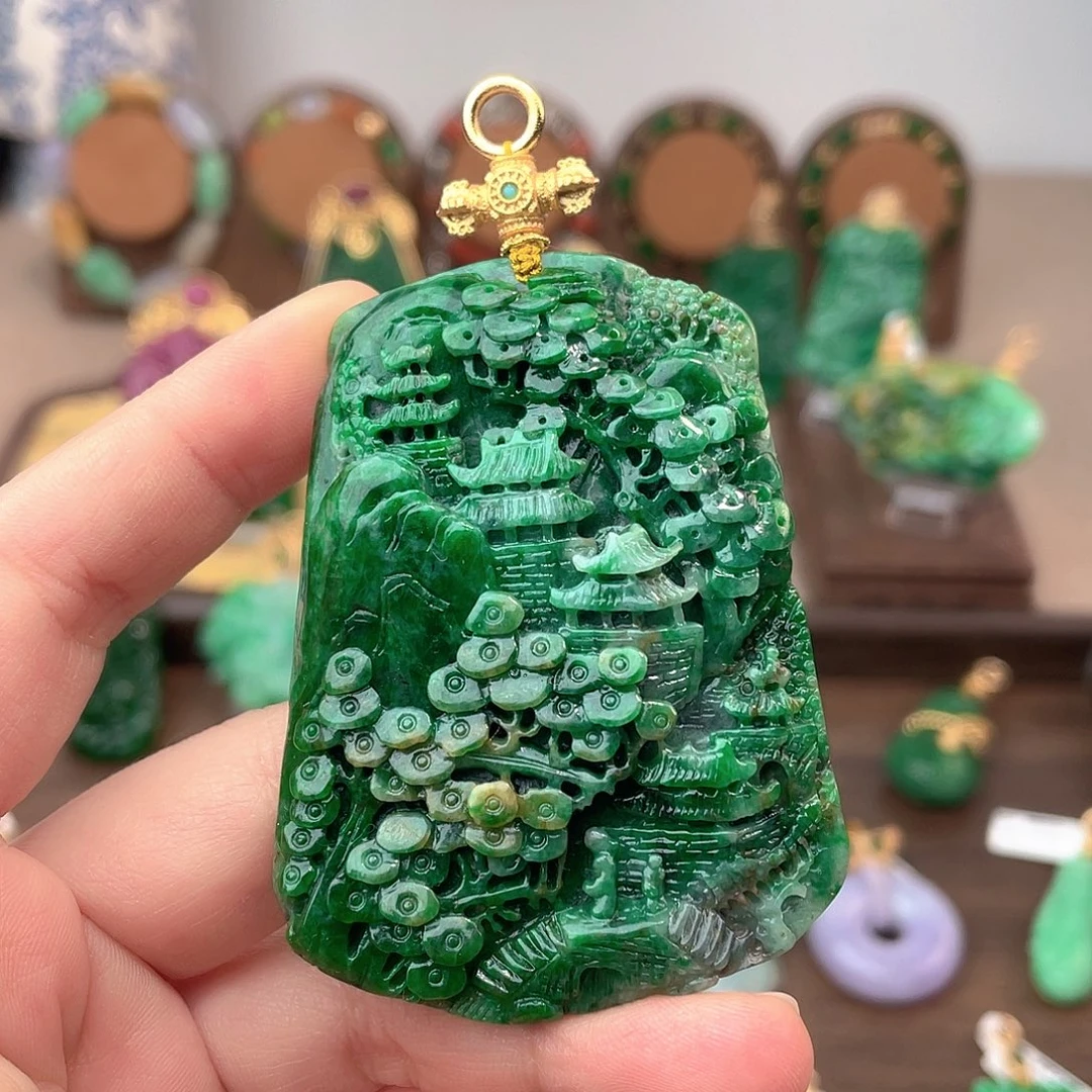 翡翠未镶嵌吊坠(不含链)福利