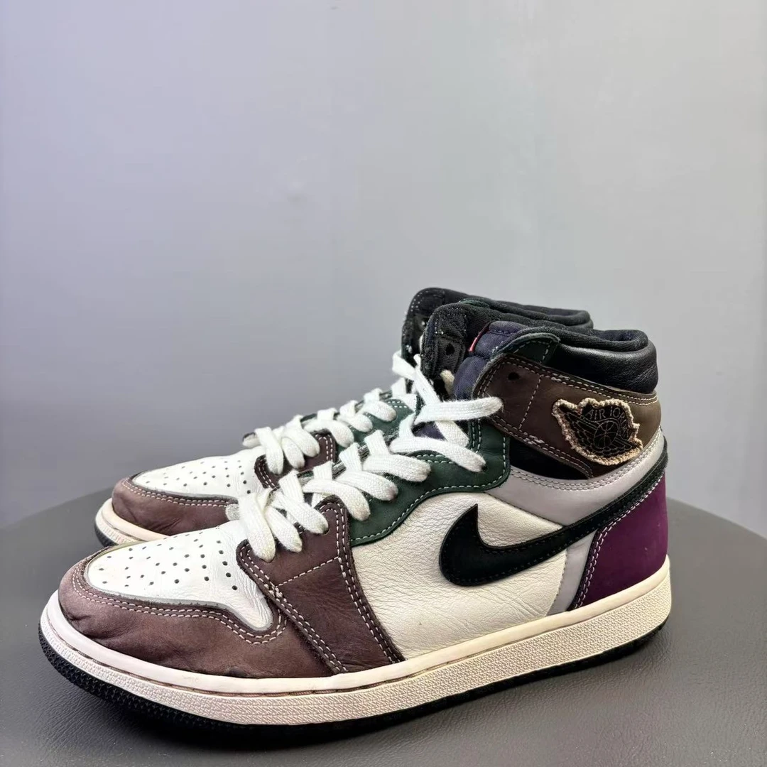 90新 maje 43码 AJ1彩色拼接球鞋 非原盒