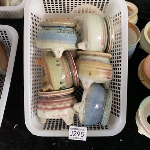 紫砂花盆295微瑕品口径7到8左右