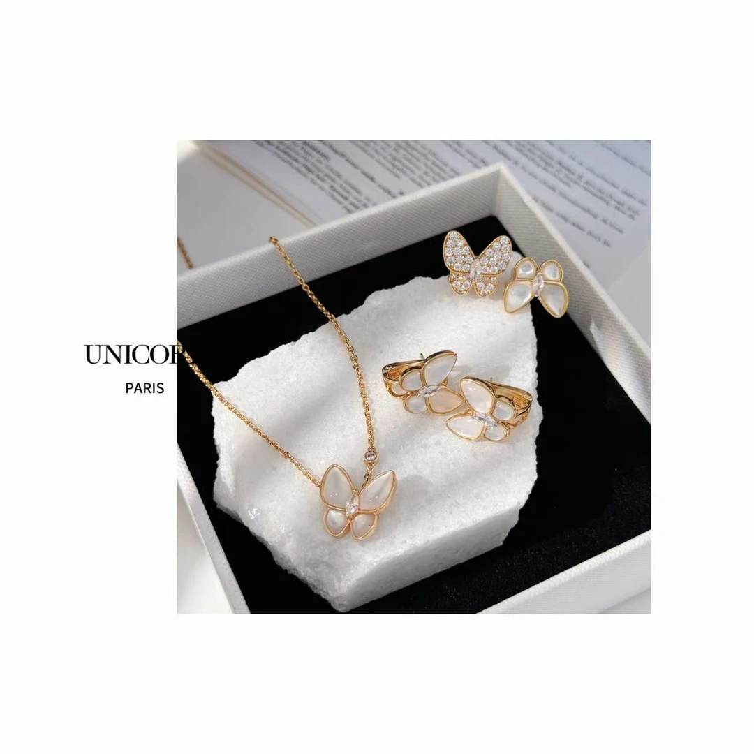 铜合金合成锆石项链 时尚项链/戒指/耳拍 JS0074-2/JZ0084/ES0456