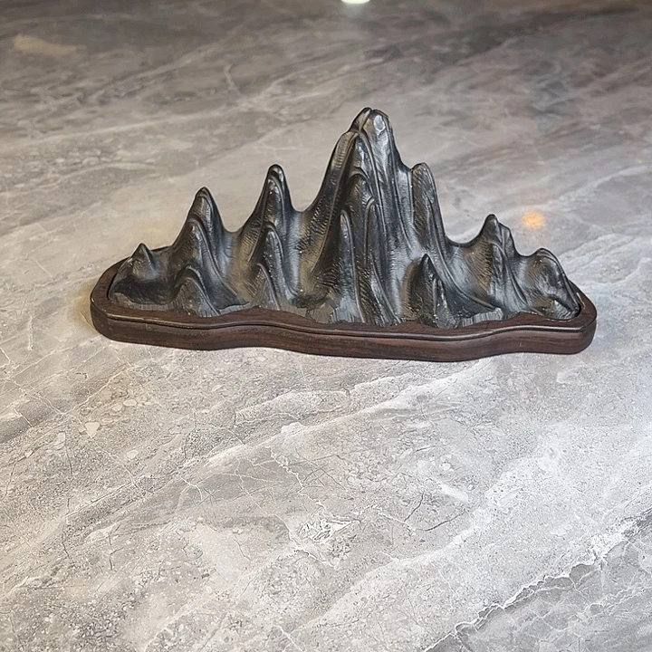 瀛***政奇石茶宠鱼缸文房摆件