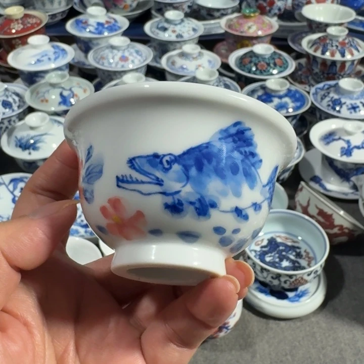 景德镇手工手绘杯