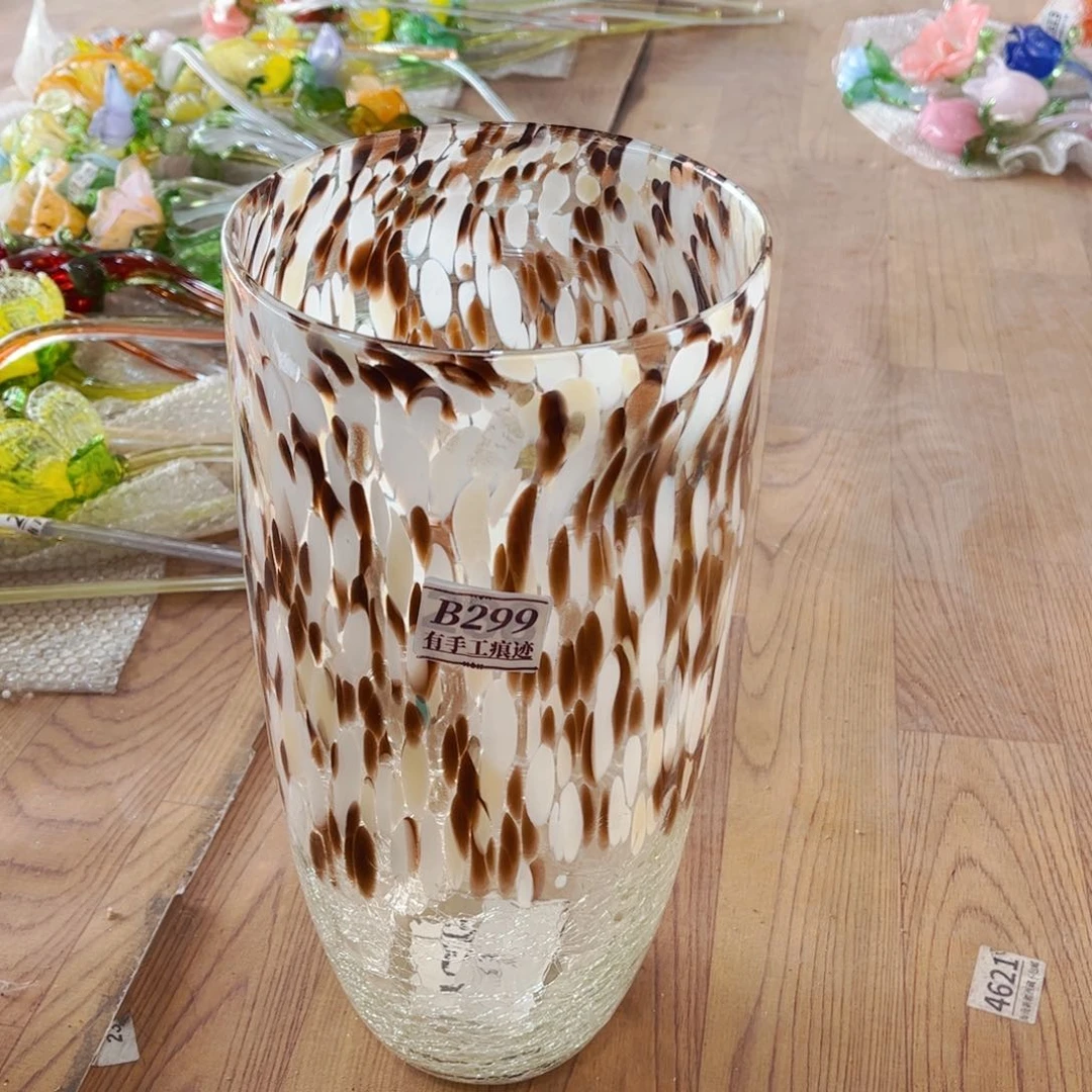 琉璃298有手工痕迹 花瓶家悦美居