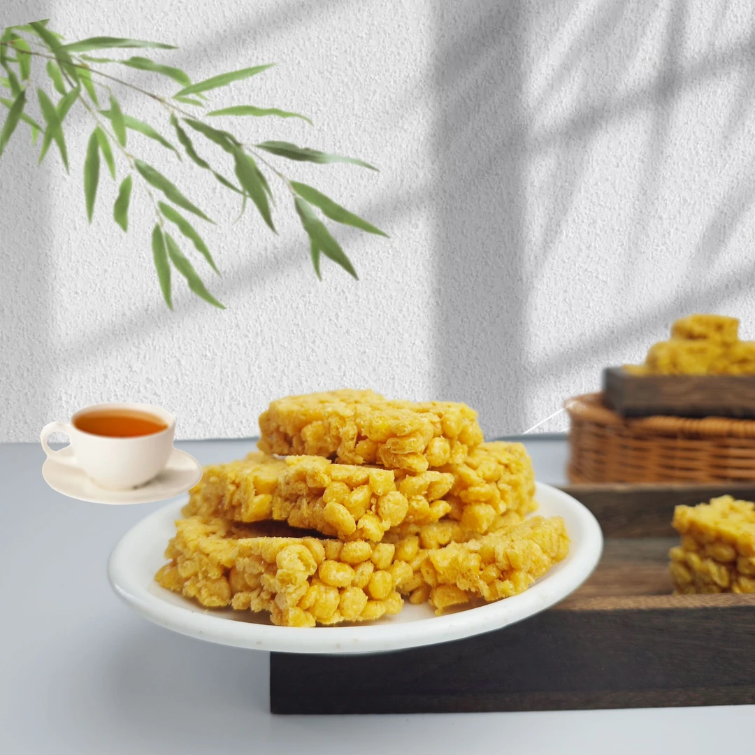 金华特产传统手工甘蔗红糖玉米酥童年零食玉米糖纯手工老式