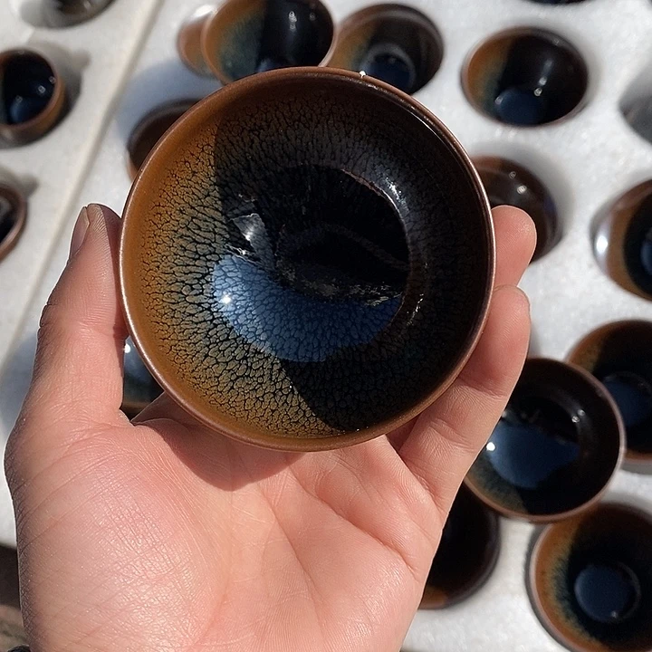 @***书茶盏建盏鹧鸪斑爆胎补差价一个