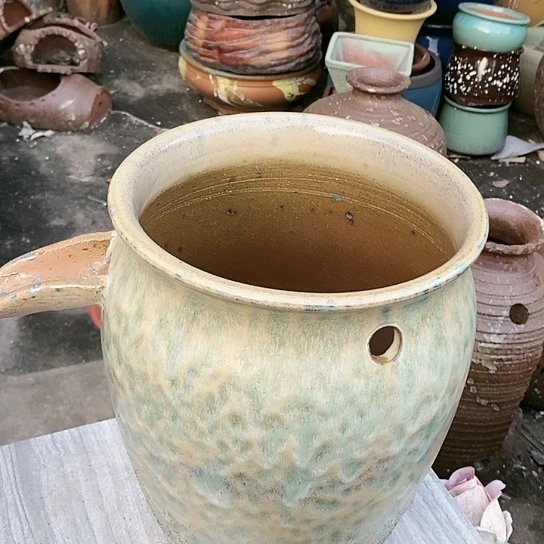 【闪购商品】紫砂花盆20.27花盆无孔