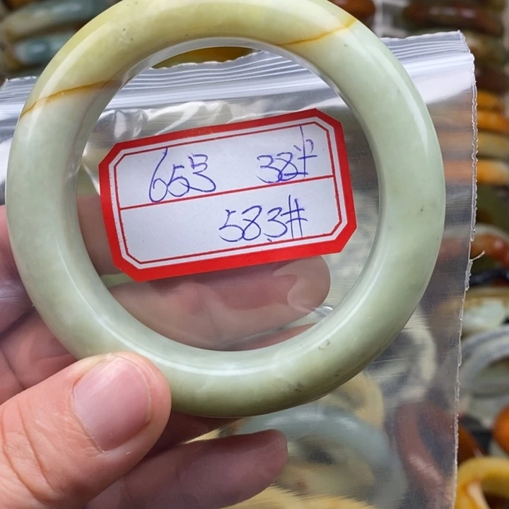 未镶嵌蛇纹石玉手绳