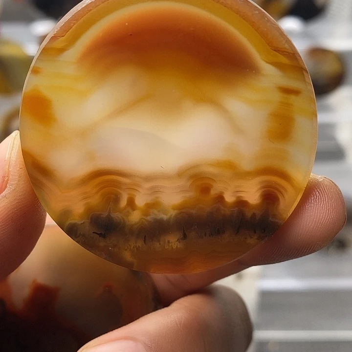 玛瑙/玉髓合金颈饰