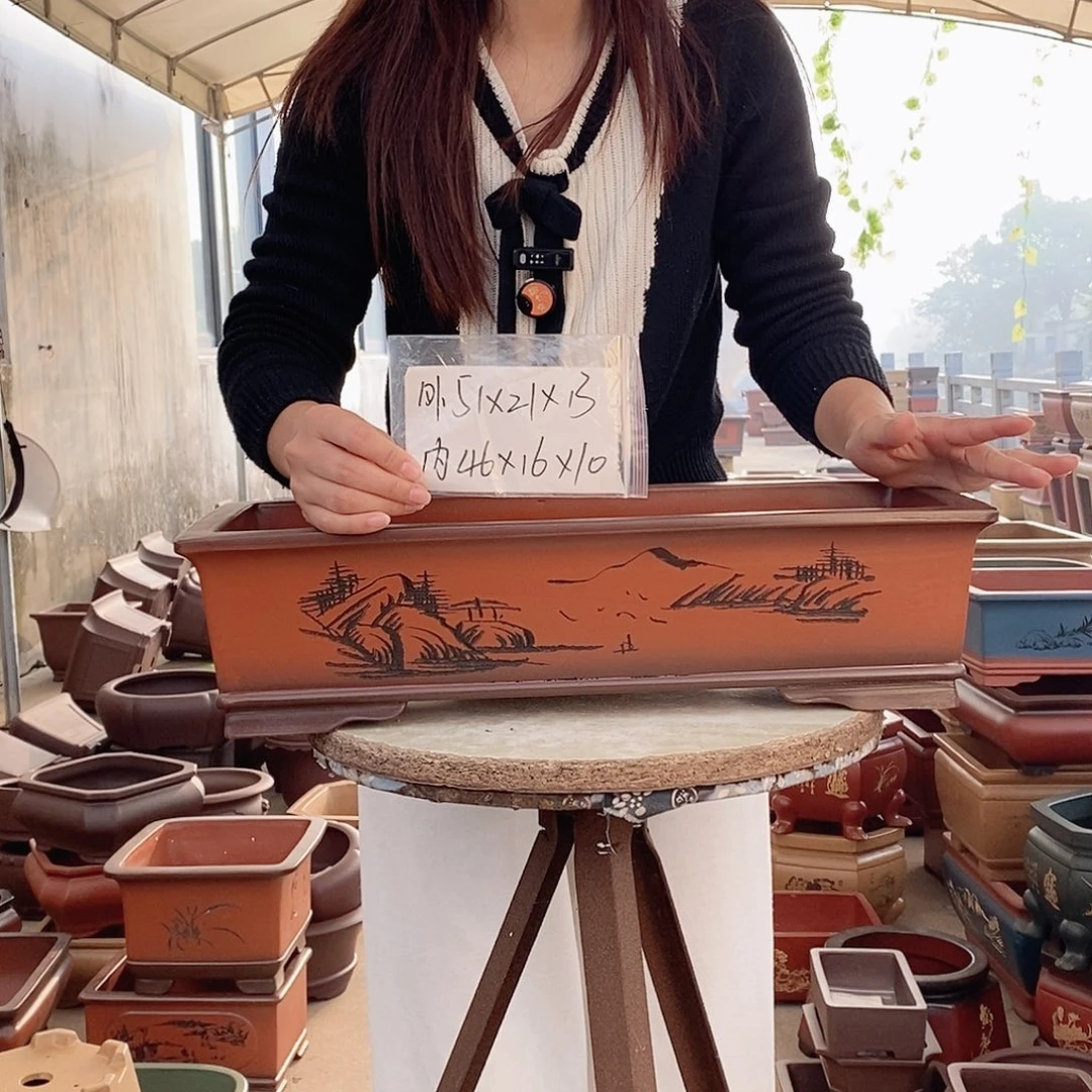 紫砂花盆紫砂花盆