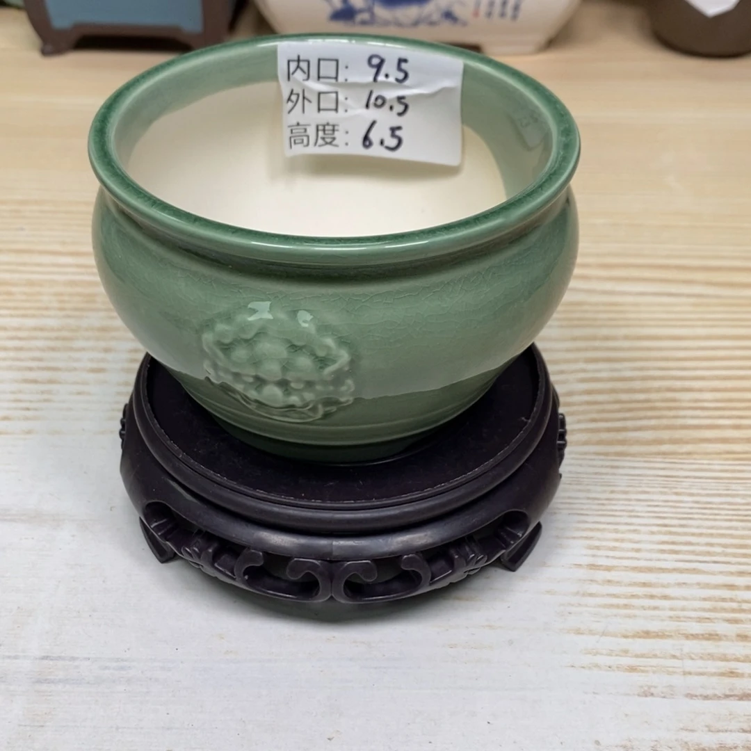 紫砂陶瓷花盆浮力