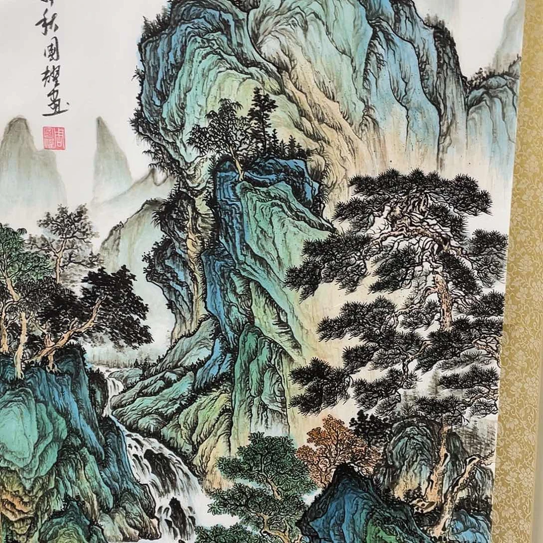 国画老师手笔手绘作品n