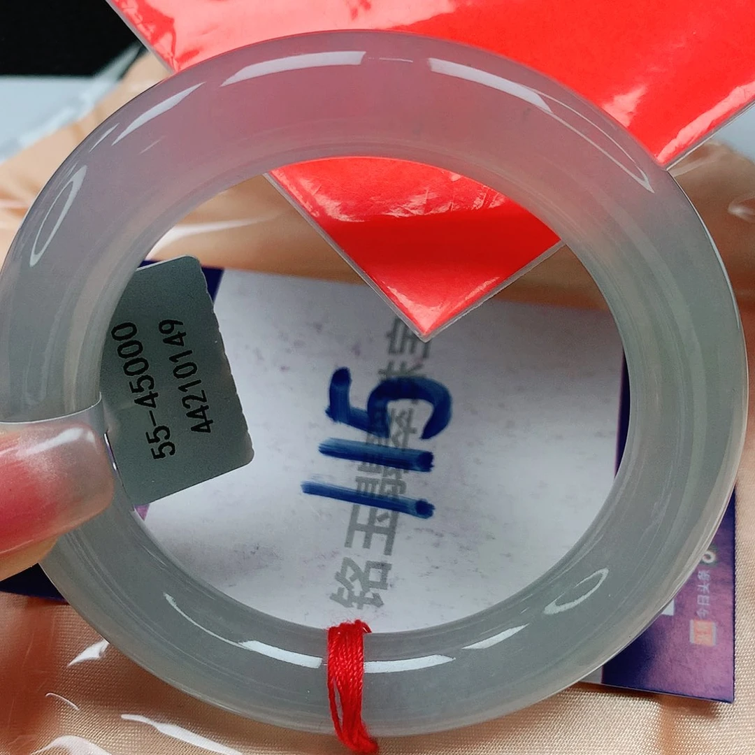 翡翠手镯未镶嵌缅甸天然a货翡翠55