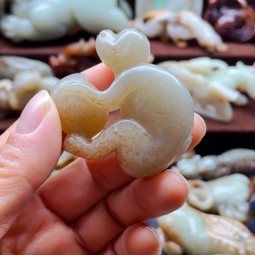 吊坠白玉菩提摆件