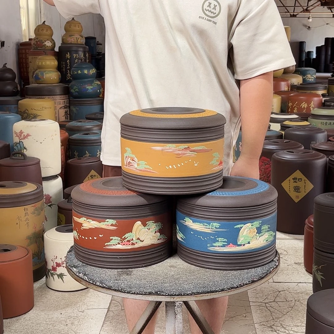 紫砂茶叶罐茶叶罐