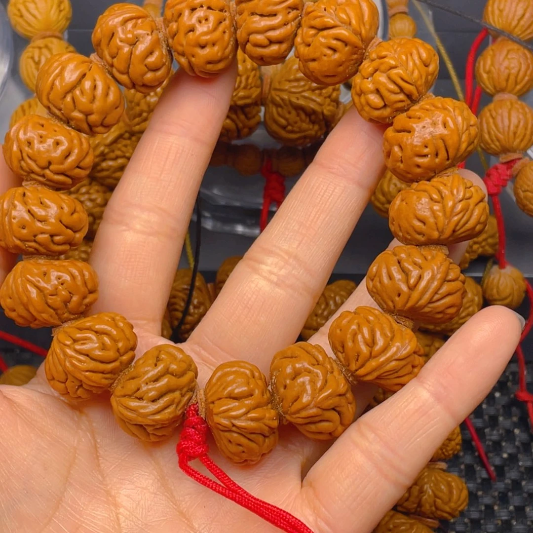 桃核吊坠盘龙纹20