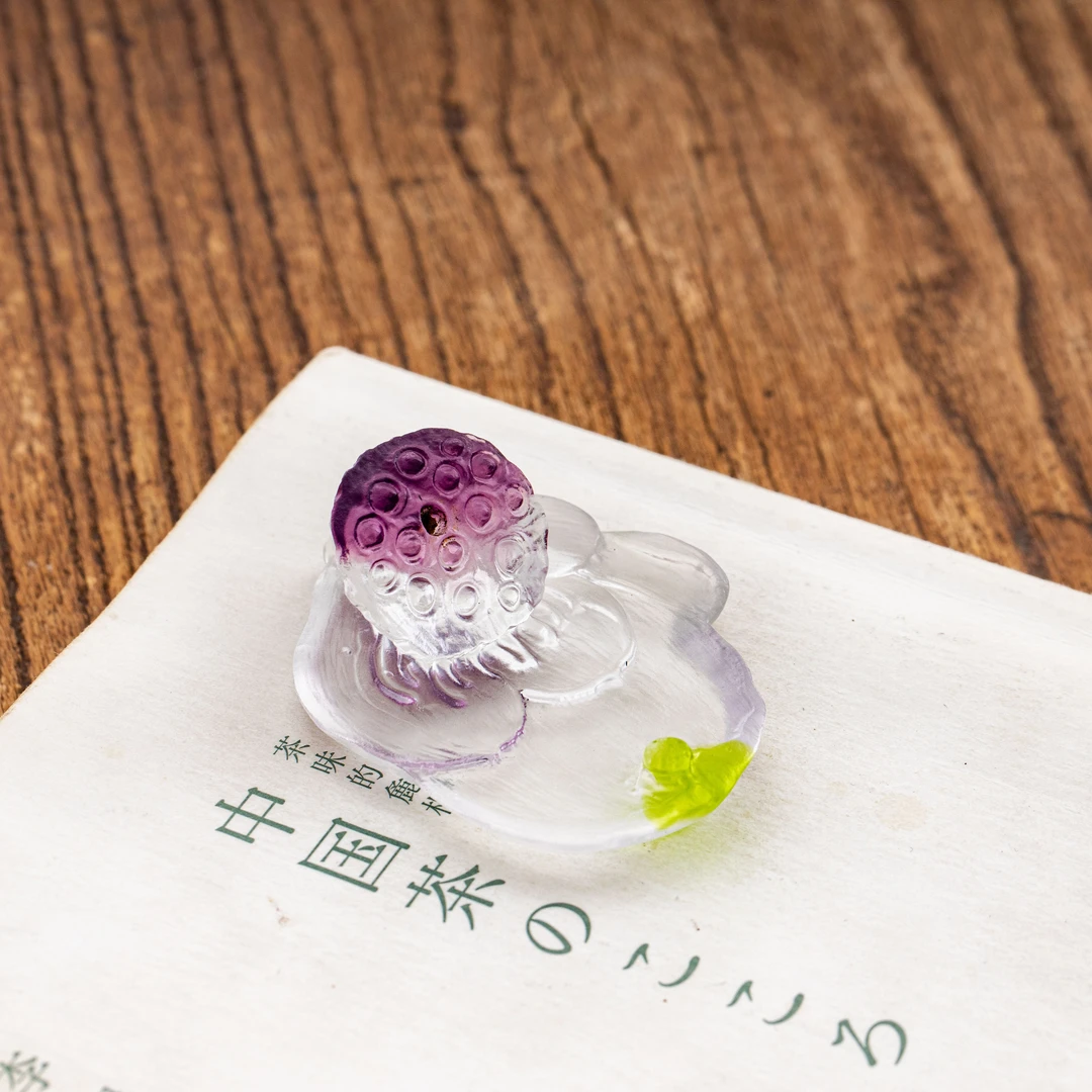 文创系列 茶周边 琉璃莲蓬香插  荷花香插 BLB18