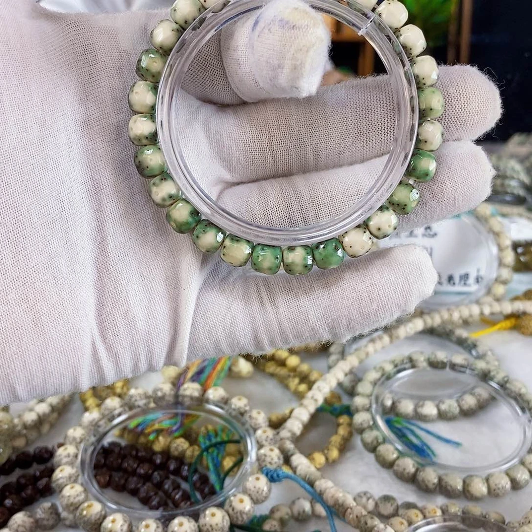 星月菩提手串0*.星月菩提雕刻手串