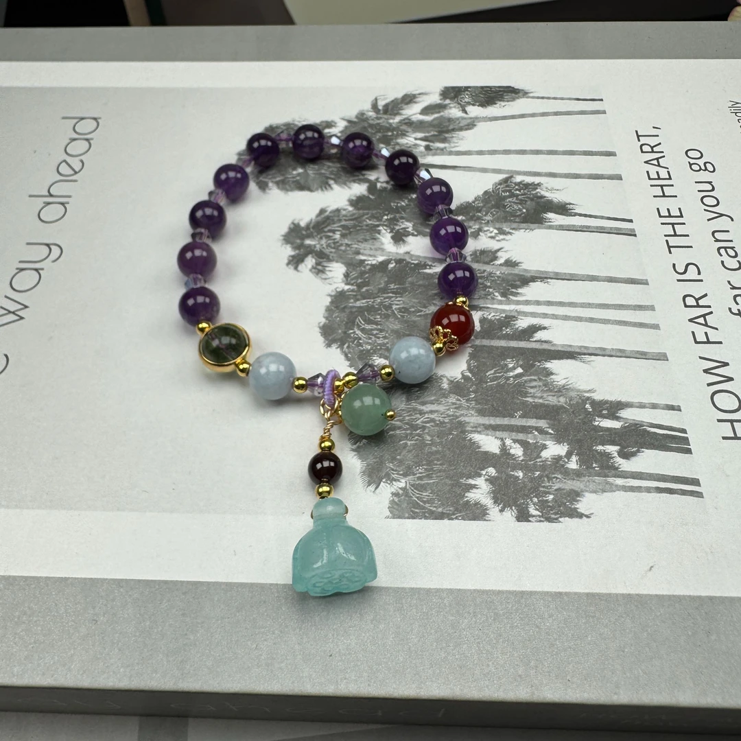 铜合金树脂手链 手工气质轻奢时尚百搭女士单圈精美手链3637