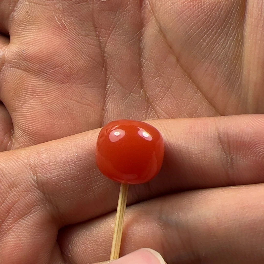 南红玛瑙珠子未镶嵌猫*