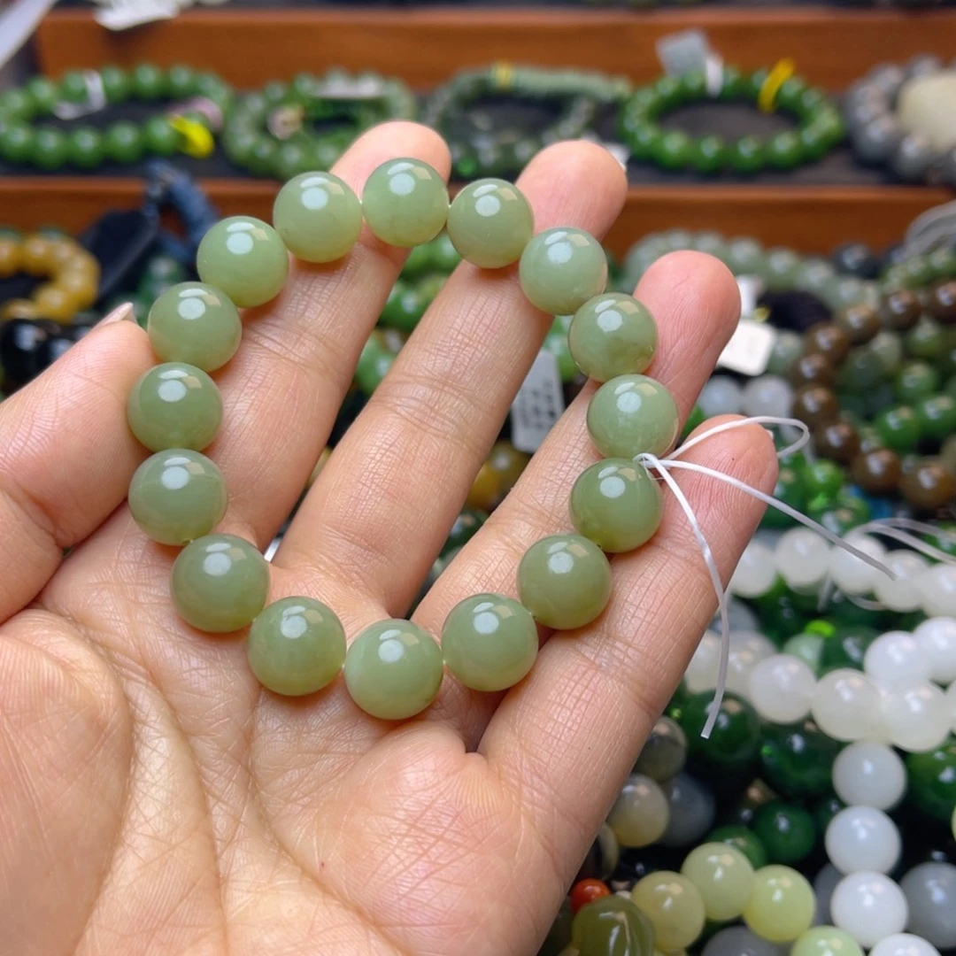 和田玉未镶嵌手链