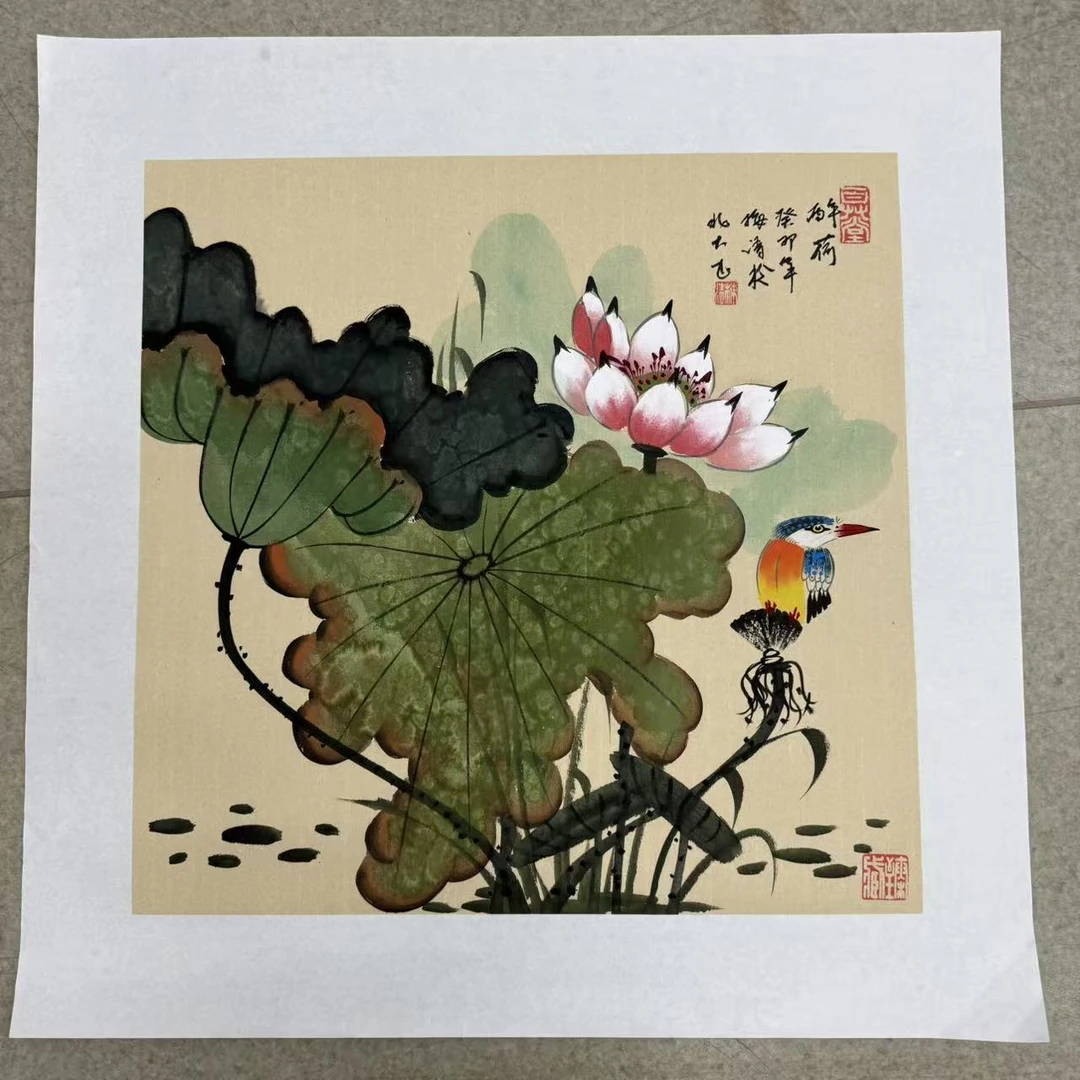 梅清绘画 2.2pc花鸟