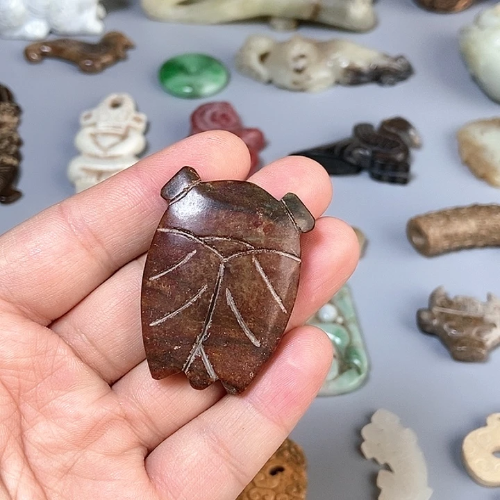 和田玉未镶嵌颈饰31