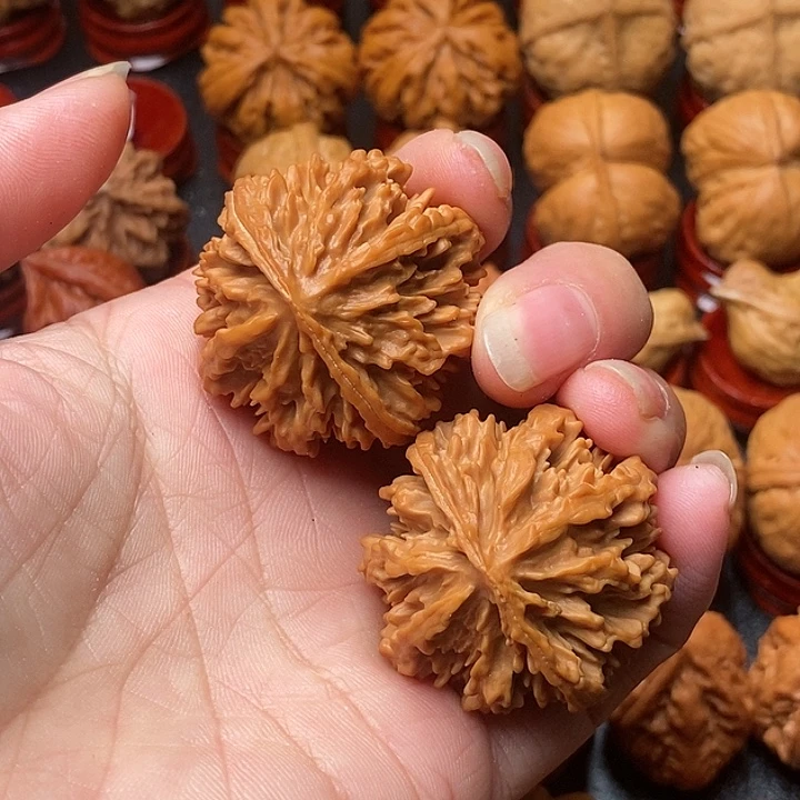 华***录吊坠文玩核桃火麒麟