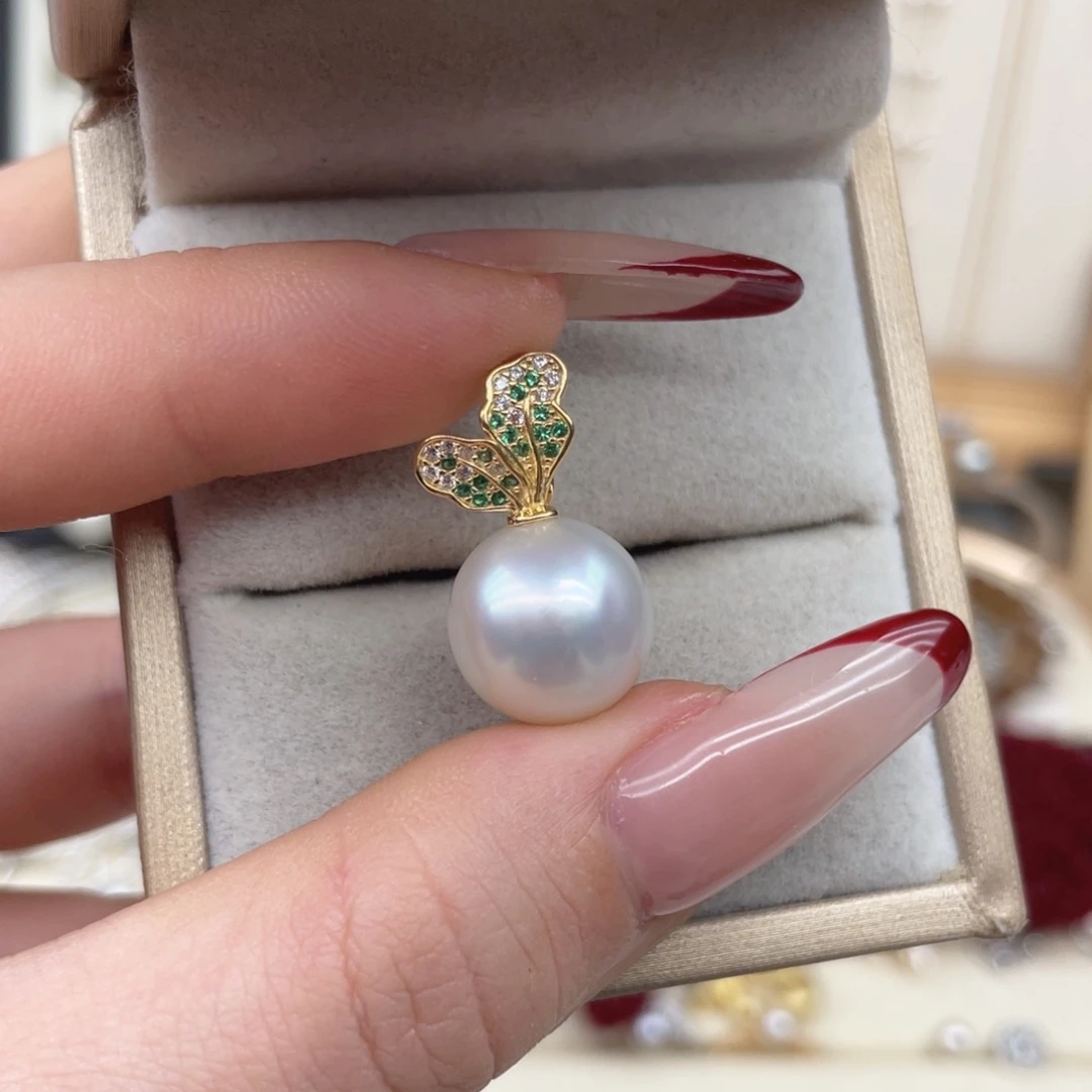 海水珍珠银S925镶嵌颈饰Z72