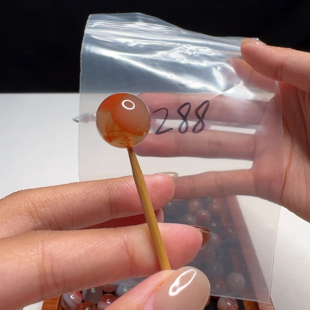 未镶嵌南红玛瑙南红玛瑙288号凉山单珠12.5+