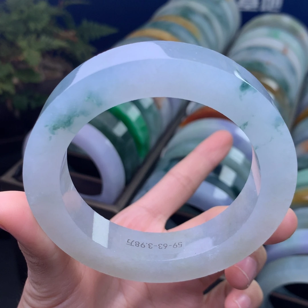 定制翡翠未镶嵌手镯定制不退不换